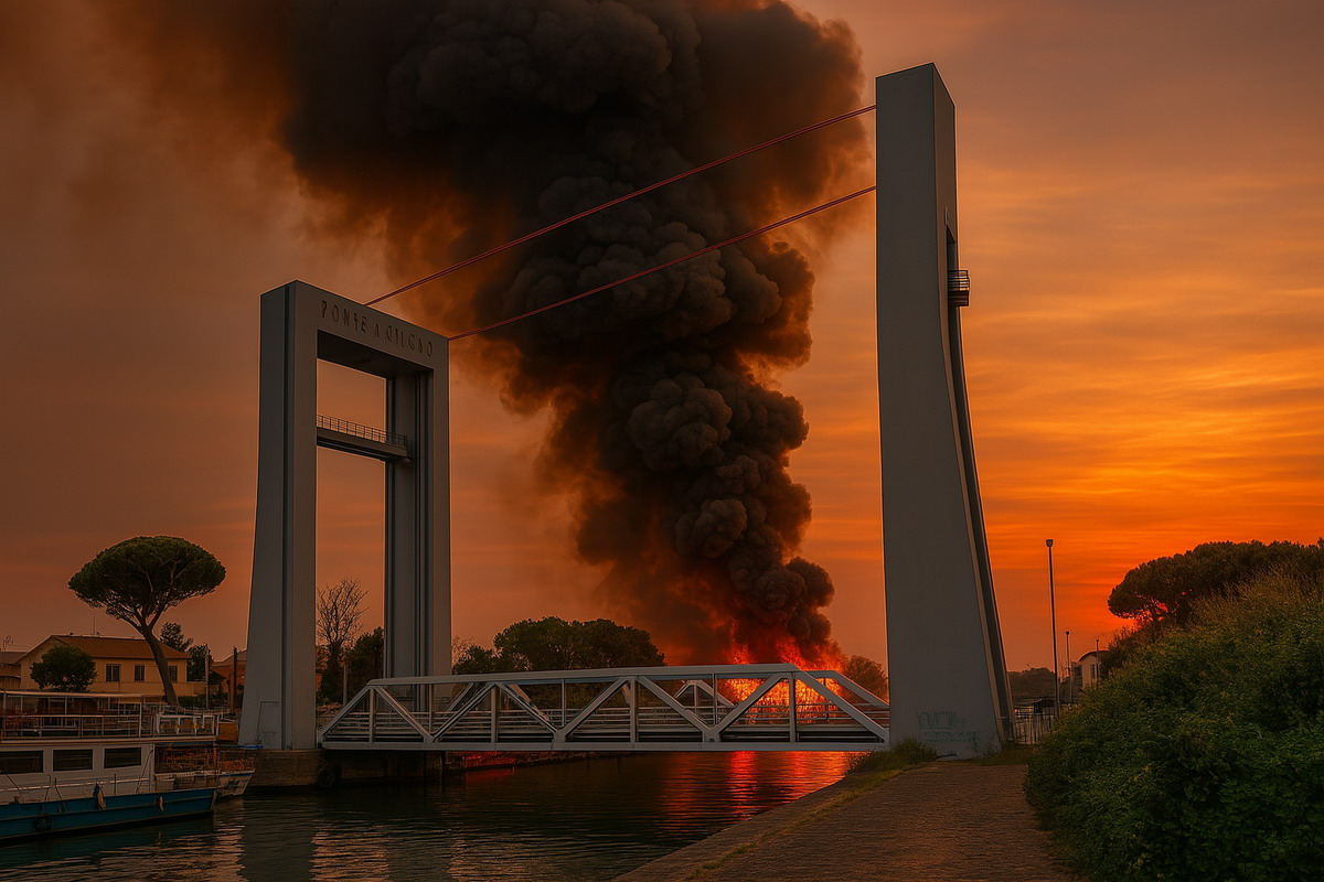 Fiumicino brucia, ma il vero incendio non sarà quello della propaganda?